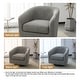 preview thumbnail 105 of 143, Modern 360°Swivel Accent Chairs Barrel Armchairs