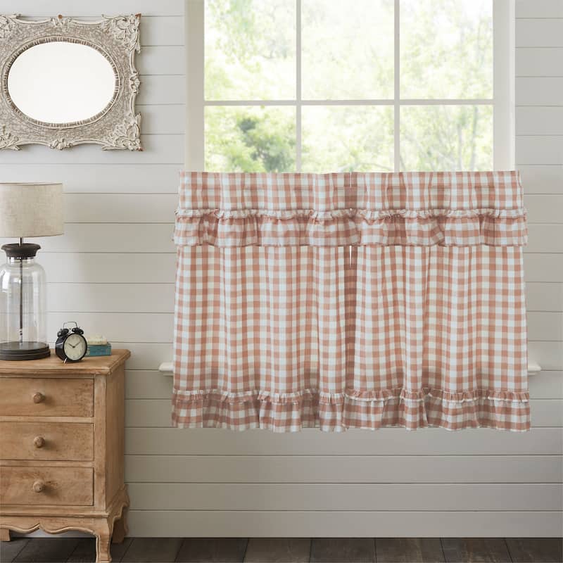 Annie Buffalo Portabella Check Ruffled Tier Set