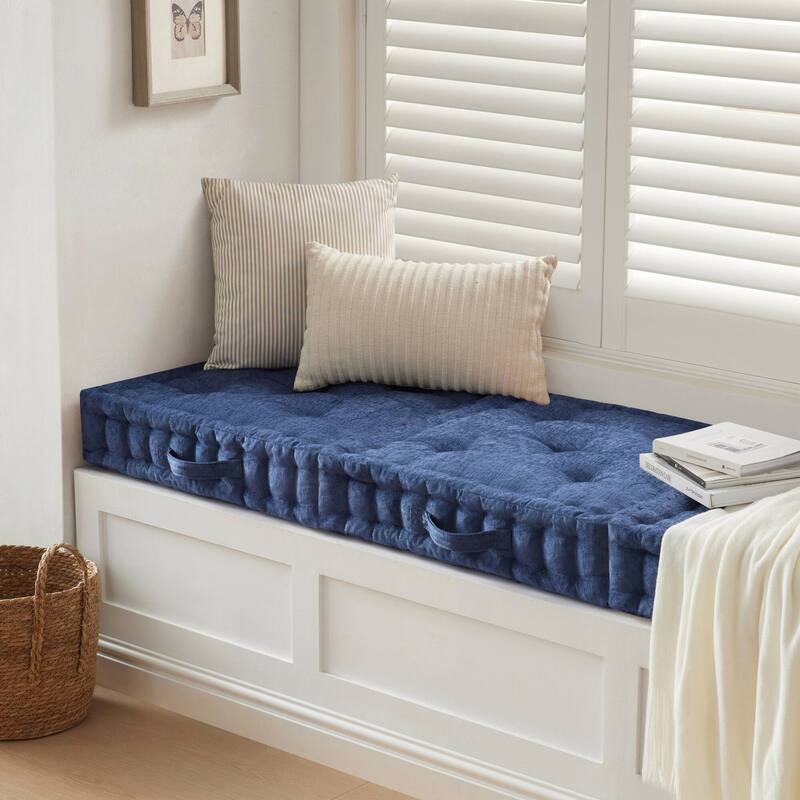 Poly Chenille Square Floor Pillow Cushion-24x24",only 1PC