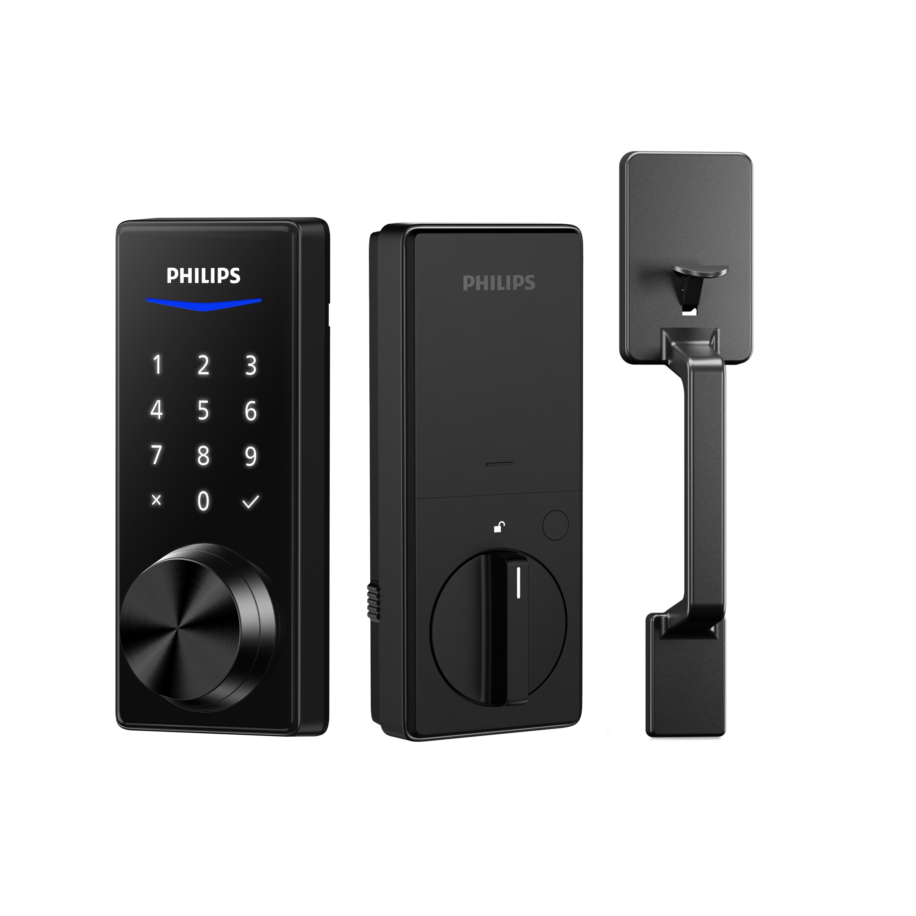Philips 1000 Series Electronic Deadbolt with Handle Set