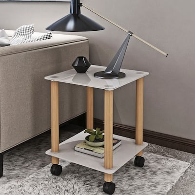 1-Piece or 2-Piece 2-Tier Space End Table