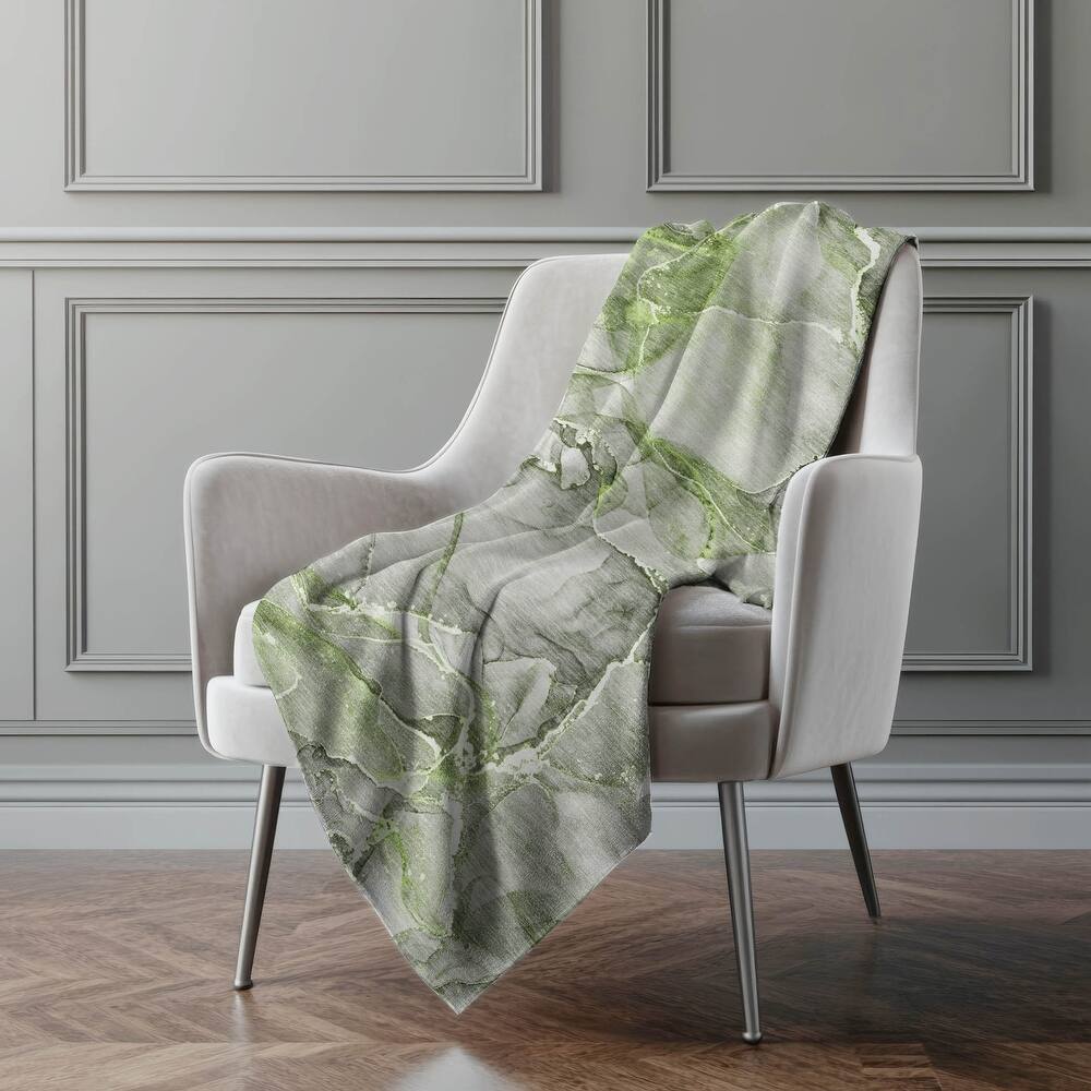 Premium Machine Washable Modern Abstract Sherpa Throw Blanket