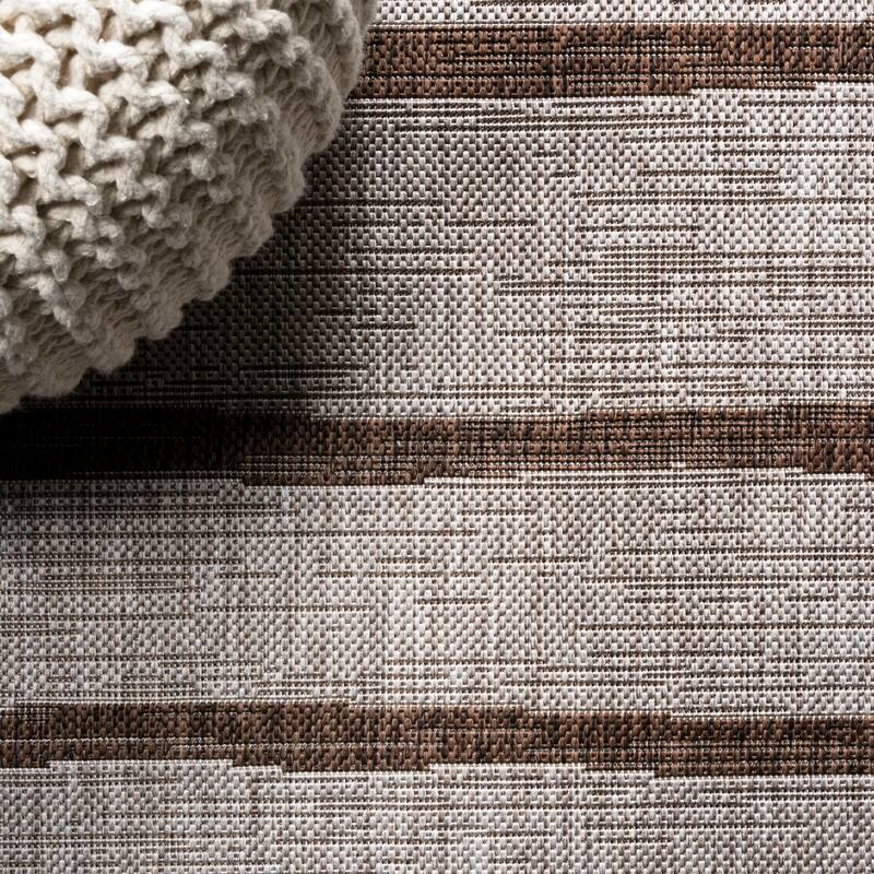 JONATHAN Y Andratx Berber Stripe Indoor/Outdoor Area Rug