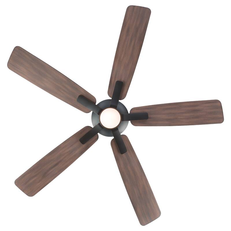 Mykonos Indoor and Outdoor 5-Blade Smart Ceiling Fan 60in with 3000K LED Light Kit and Remote Control