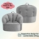 preview thumbnail 12 of 26, Heritage Kids Pod Curved Back Kids Bean Bag Chair