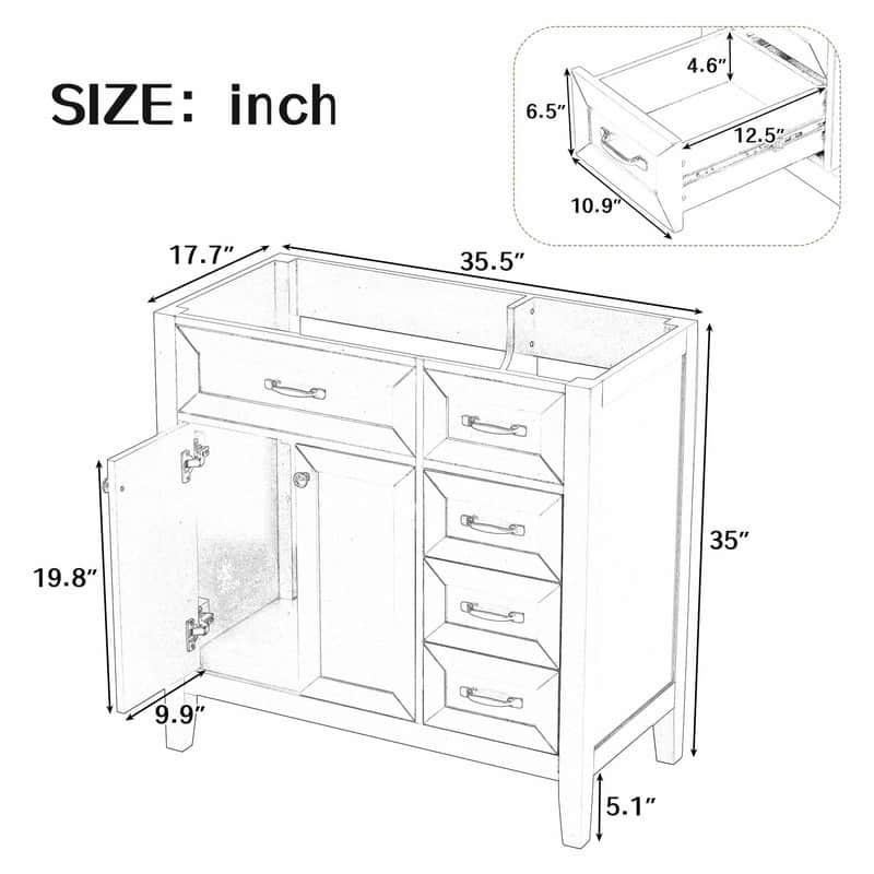 36" Bathroom Vanity
