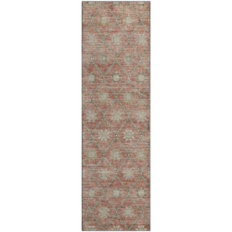 Premium Washable Super Soft Boho Trellis Mayfield Rug