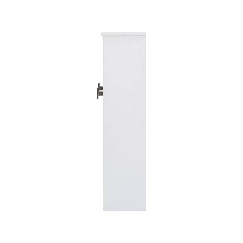 GDFStudio - Auburn Modern Wall-Mounted Bathroom Storage Cabinet with Mirror and Towels Bar - 35'' x 28''
