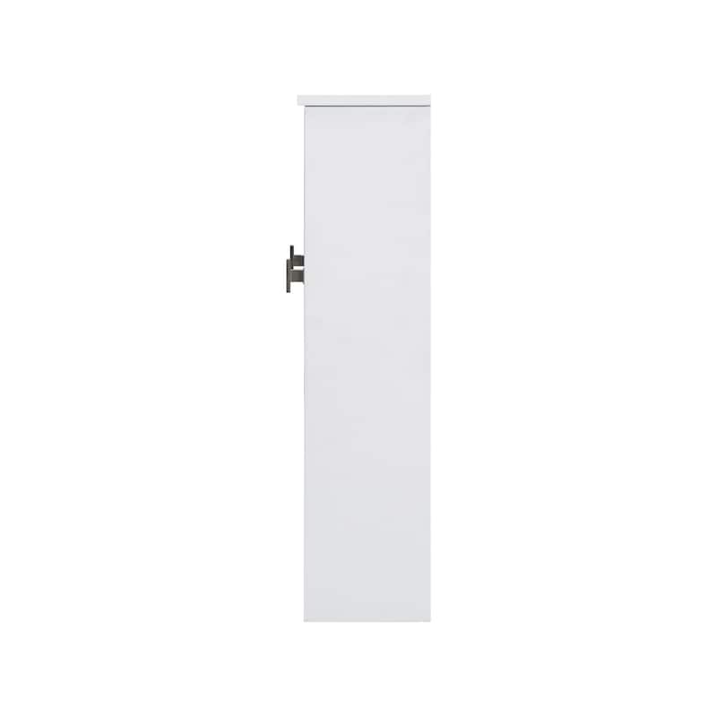 Roomfitters 35'' x 28'' Modern Wall Mounted Bathroom Storage Cabinet with Mirror, Bathroom Wall Cabinet with Medicine Storage