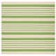 SAFAVIEH Courtyard Charmaine Indoor/ Outdoor Waterproof Area Rug - 7'1 x 7'1 Square - Green/Beige