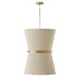 Option Patinaed Brass & Bleached Natural Rope
