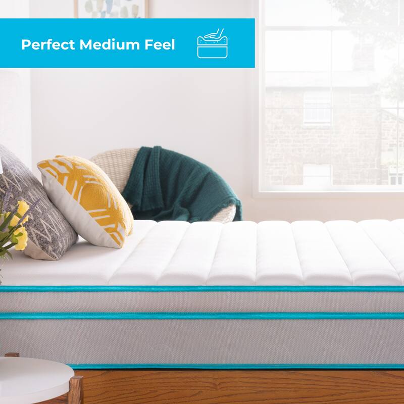 Linenspa Essentials 10 Inch AlwaysCool Memory Foam Hybrid Mattress