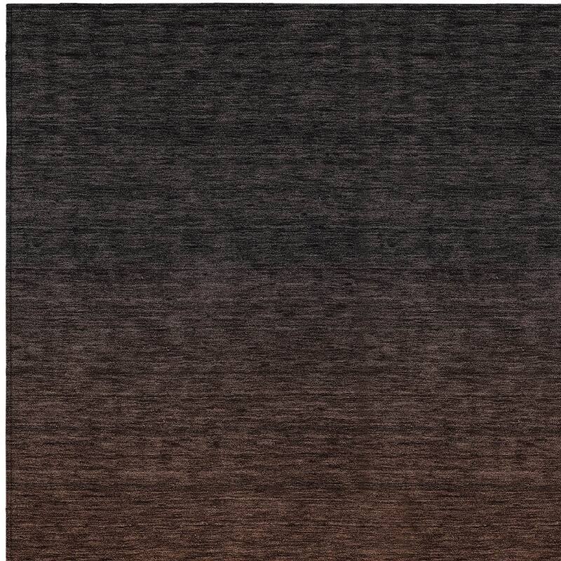 HomeRoots Abstract Transitional Rectangle Outdoor Rug