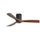 Option Black and Walnut Wood Blades/Without Lights