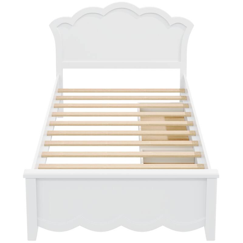 Platform Bed with Dual Underbed Drawers by Harper&Bright Designs