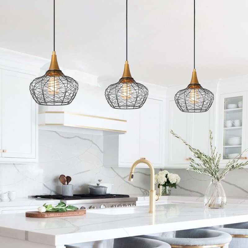 Black wire pendant shade on sale