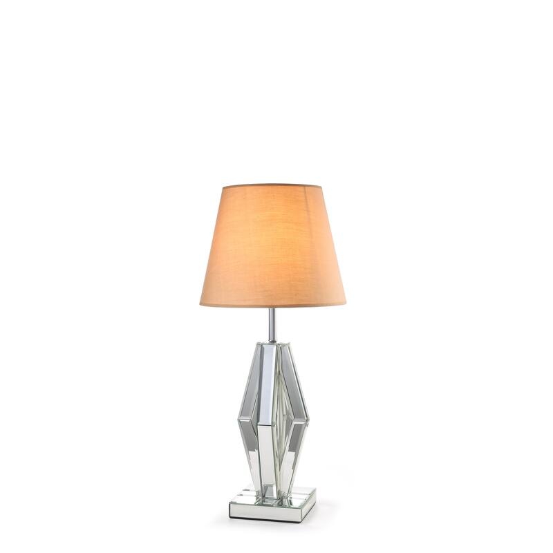 Decor 26 in. Tan Table Lamp