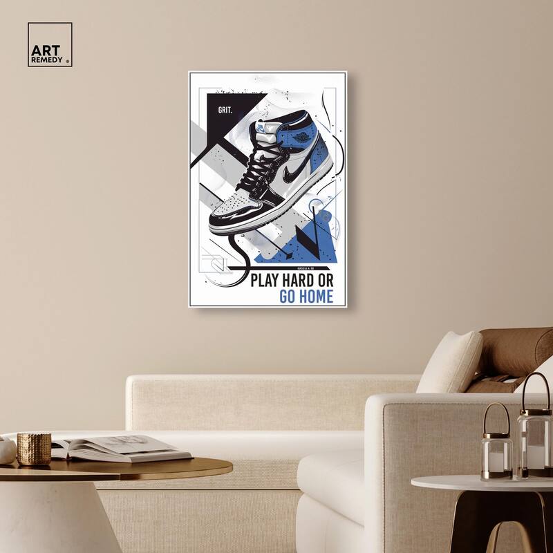Play Hard Go Home Canvas by Art Remedy