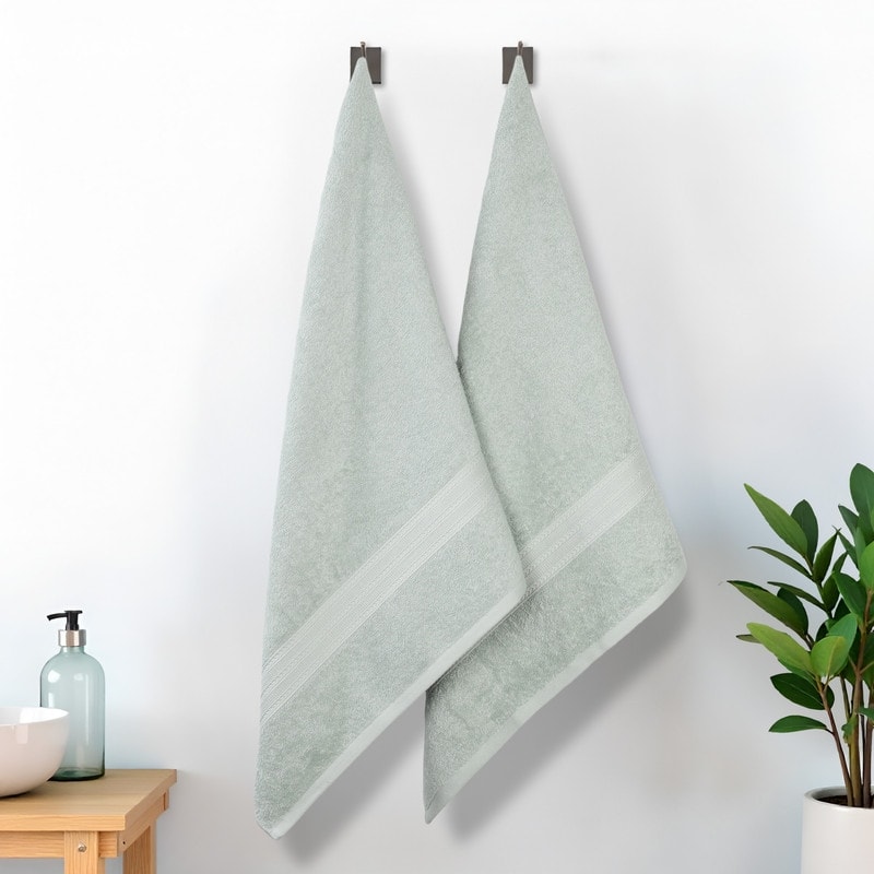 Eco-Friendly Sustainable Cotton Bath Sheet by Superior (Set of 2)