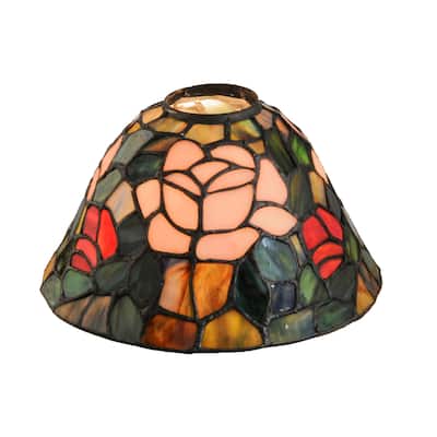 8 In. Wide Tiffany Rosebush Shade