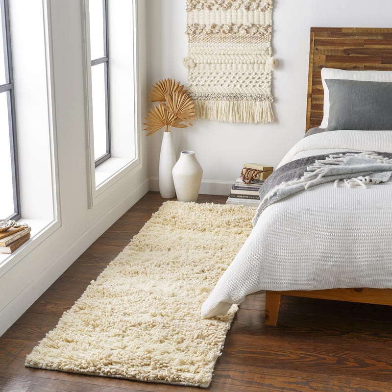Livabliss Berkley Casual Abstract Area Rug - Ivory - 4' x 10'