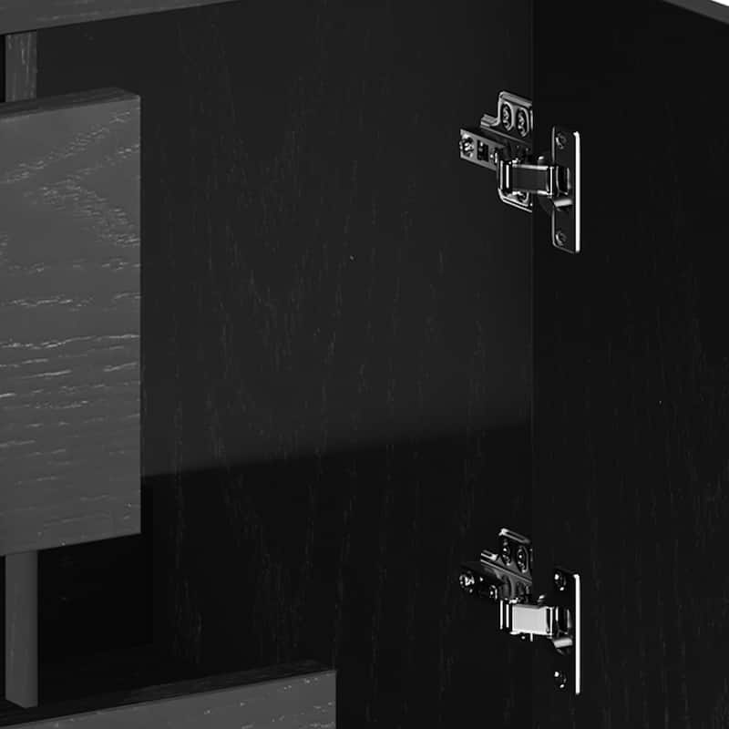 Moasis 40"/48" Wide Floating Wall Mounted Bathroom Vanity with 2 Drawers & 2 Storage Cabinet
