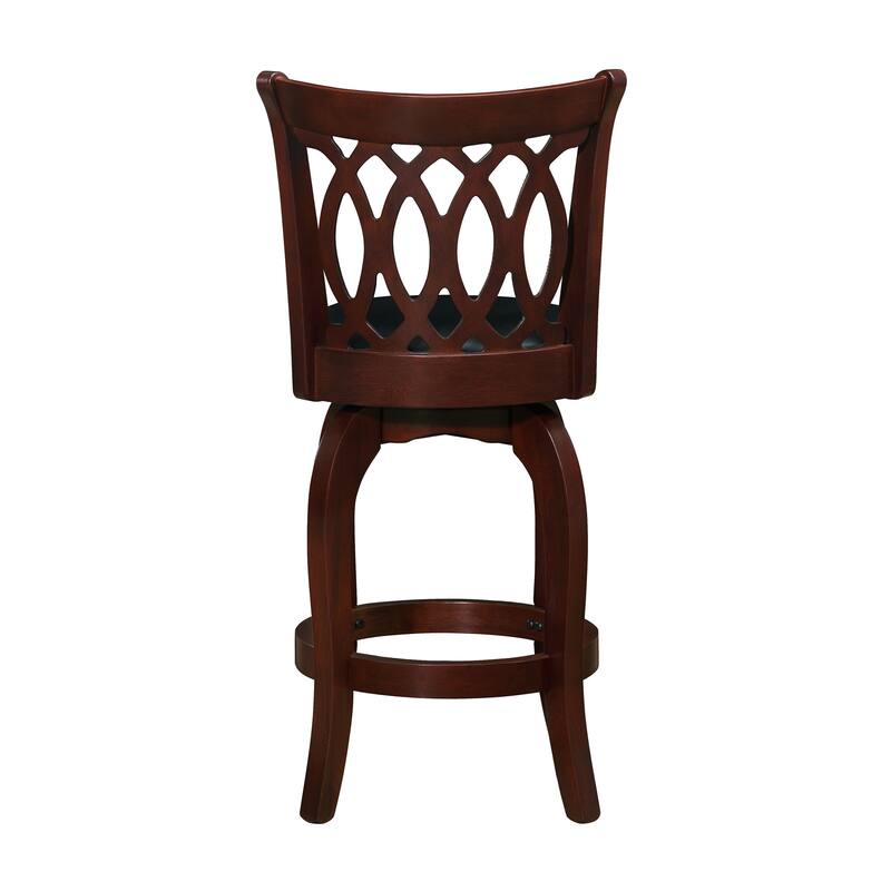 Verona Swivel High Back Counter Height Stool by iNSPIRE Q Classic