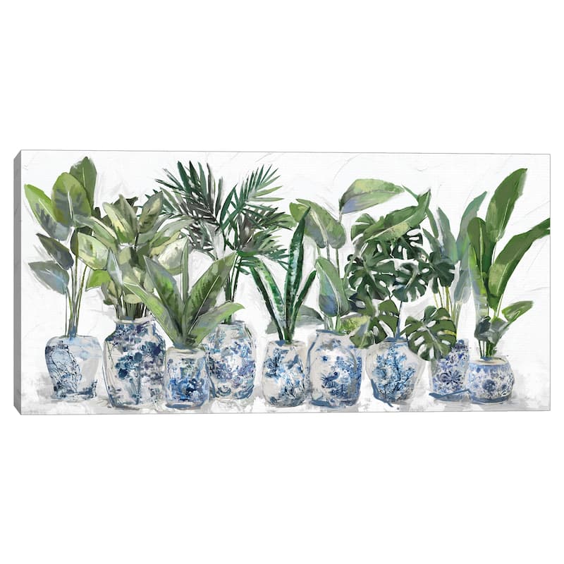 Chinoiserie Garden Canvas Art Print