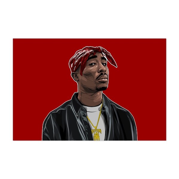 2PAC Illustrations Music Rap Hip Hop Tupac Shakur Art Print/Poster