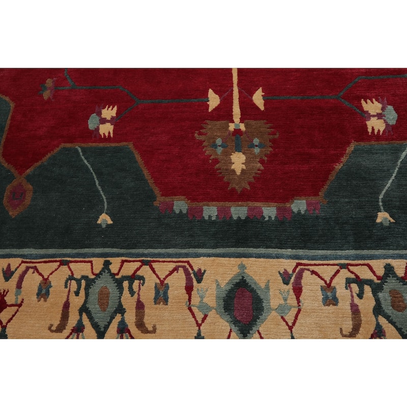 8'11''x12'7'' Hand Knotted Wool Tibetan Craft Plush Pile Tufenkian Rug - 8' 11'' x 12' 7''