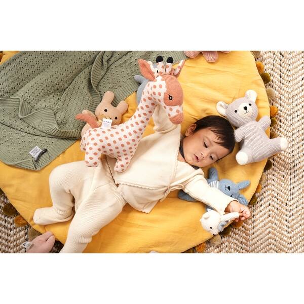 slide 2 of 4, Expobazaar Soft Spotty (Peach Powder, Ivory) Stuffed Toy