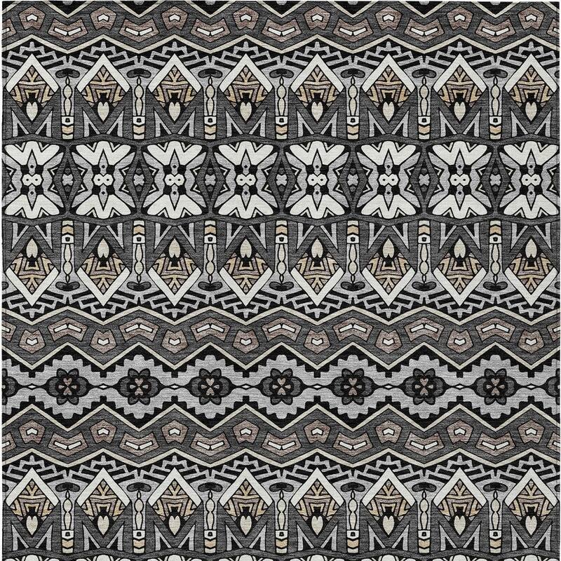HomeRoots Moroccan Transitional Rectangle Outdoor Rug