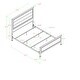 preview thumbnail 8 of 13, Middlebrook Santos Rustic Metal Queen Panel Bed