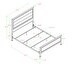 preview thumbnail 11 of 10, Middlebrook Santos Queen-size Industrial Metal and Faux Wood Panel Bed