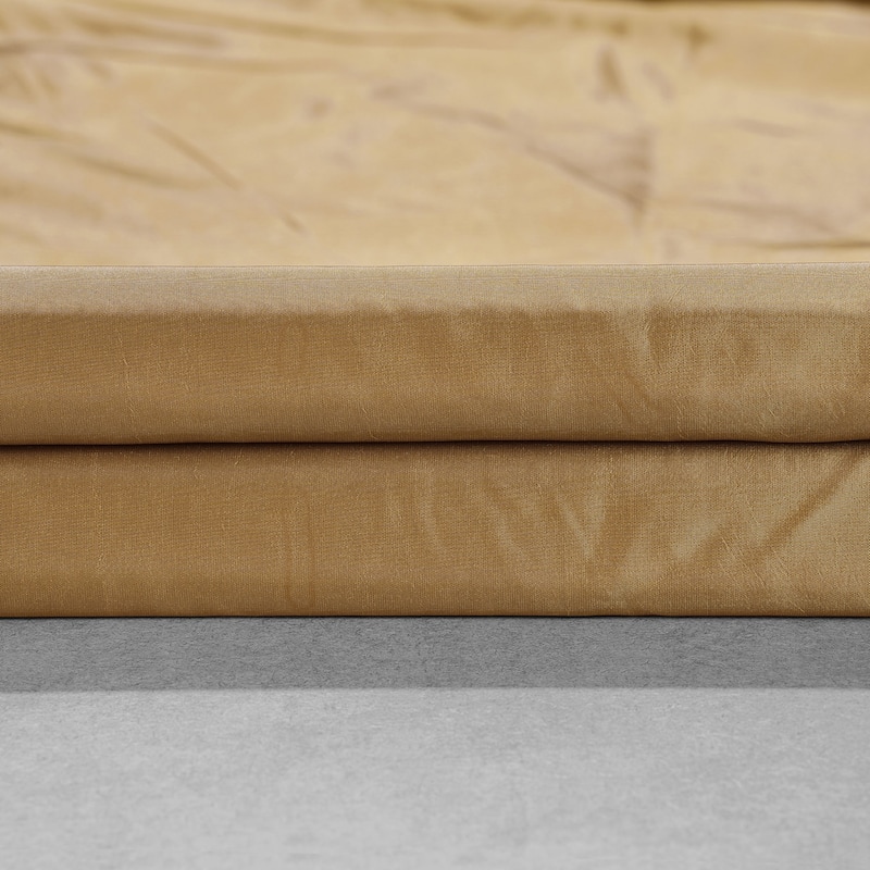 Exclusive Fabric Blackout Faux Silk Taffeta Curtain (1 Panel)