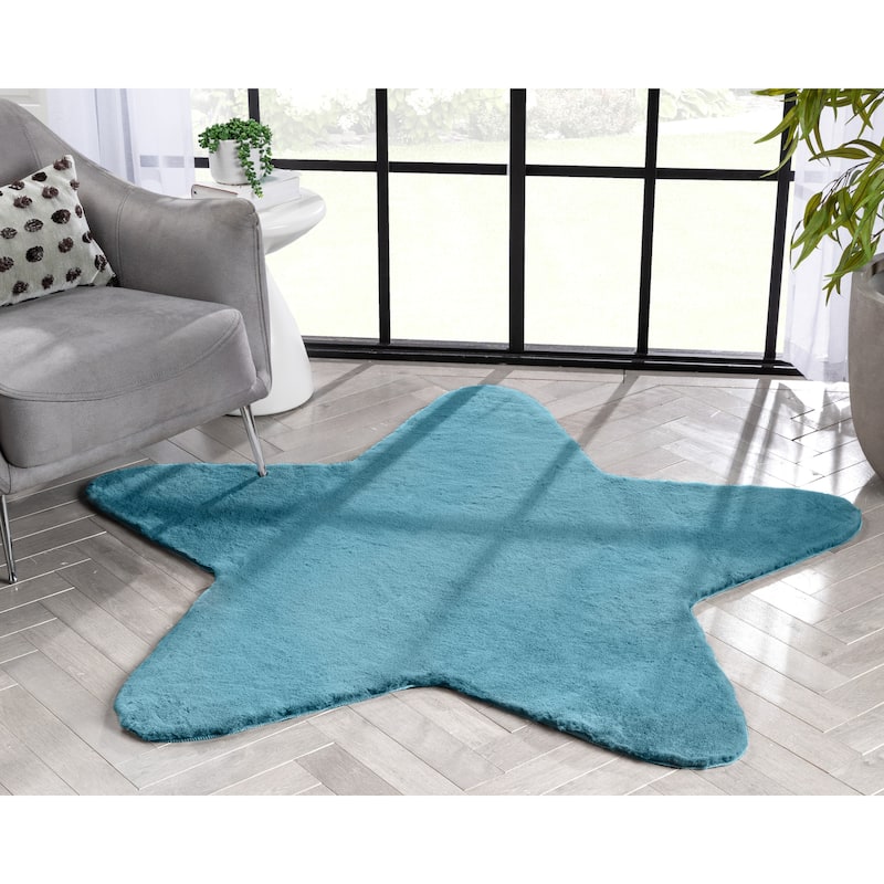 Well Woven Opal Crest Plush Glam Modern Area Rug