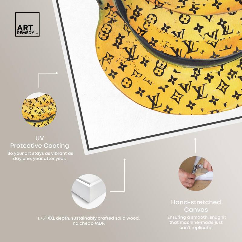 Fashion Bananas Canvas by Art Remedy