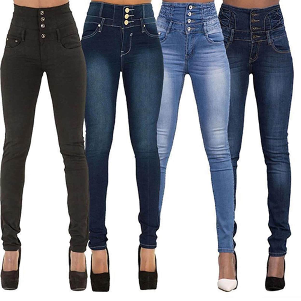 thin stretchy jeans