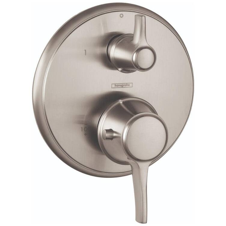 Hansgrohe C Thermostatic Valve Trim with Integrated Volume Control