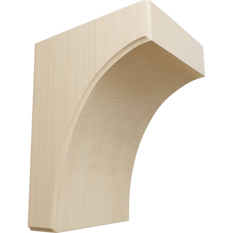 Clarksville Bracket - 5 1/4"W x 6"D x 8"H - Rubberwood