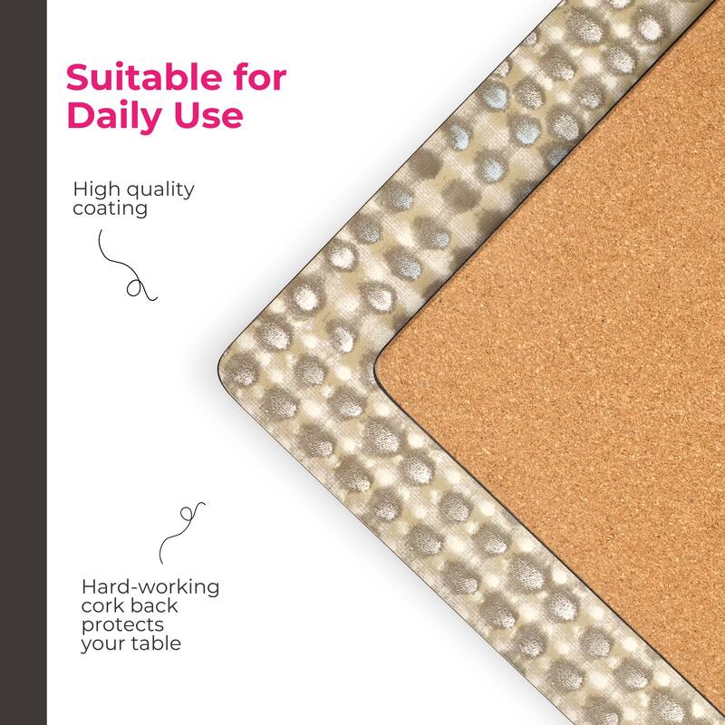 Pimpernel Set of 4 Pure Placemats - 11.7 in x 15.7 in