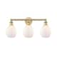 Option Brushed Brass / Matte White