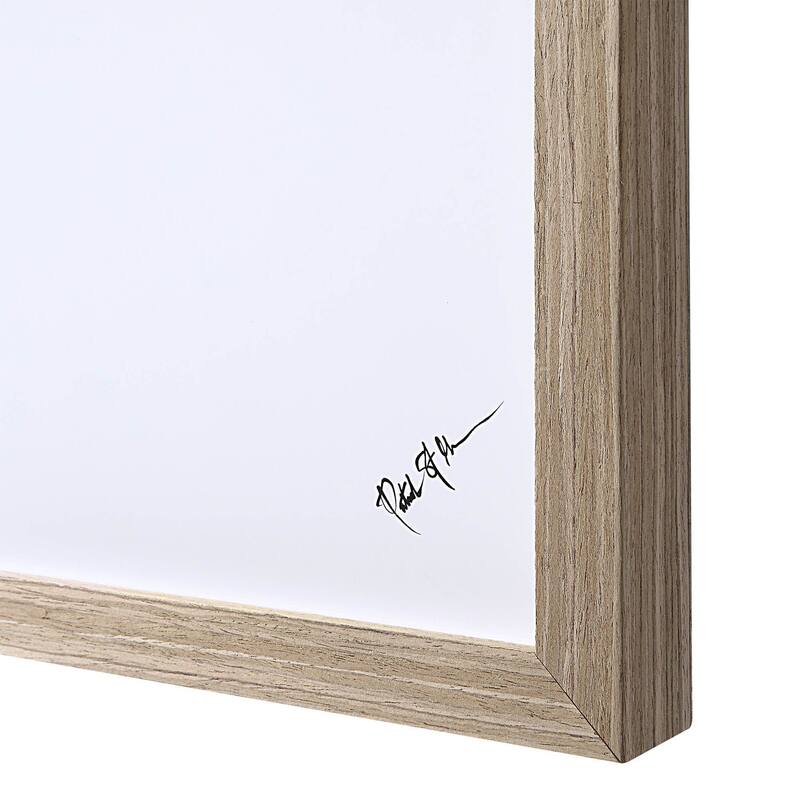 Renwil Odin Paper 2-Piece Wall Art with Light Walnut Frame