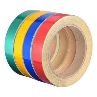 Reflective Tape Red Green Yellow Blue, 20mm x 25m, Outdoor Waterproof ...