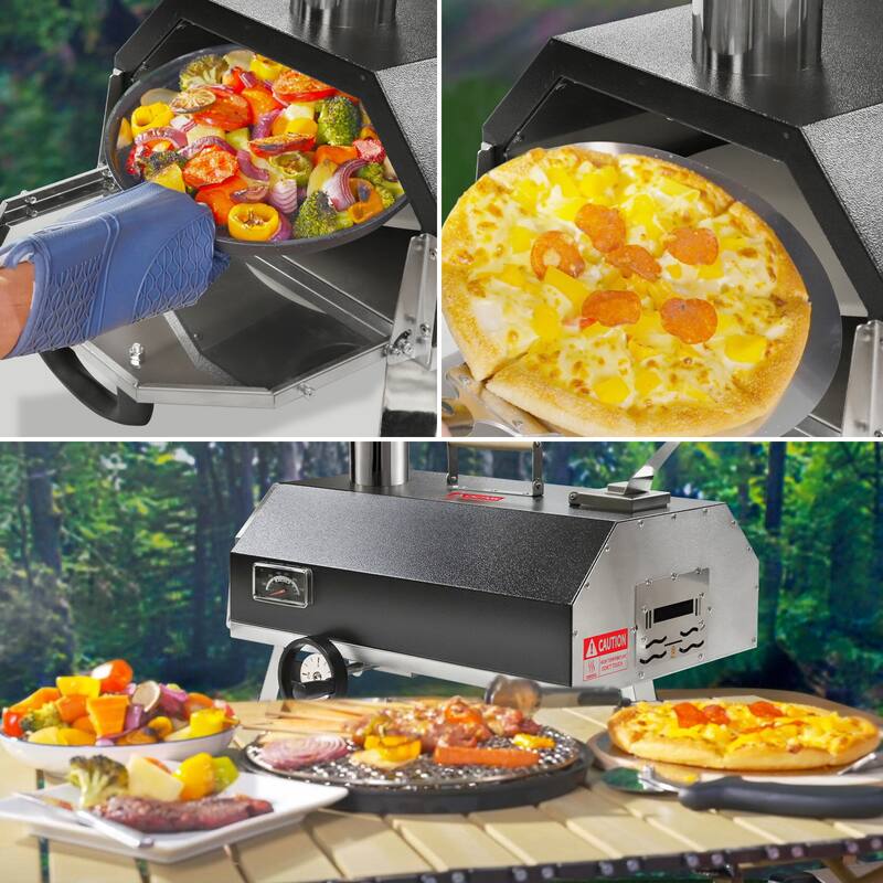 Semi-Automatic Outdoor Portable Wood Fired Pizza Oven