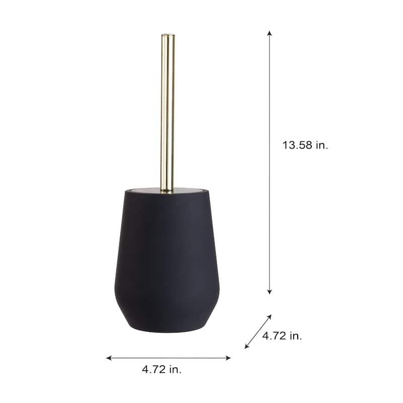 Bath Bliss Soft Toilet Brush - 4.7"x 4.7"x 13.6"