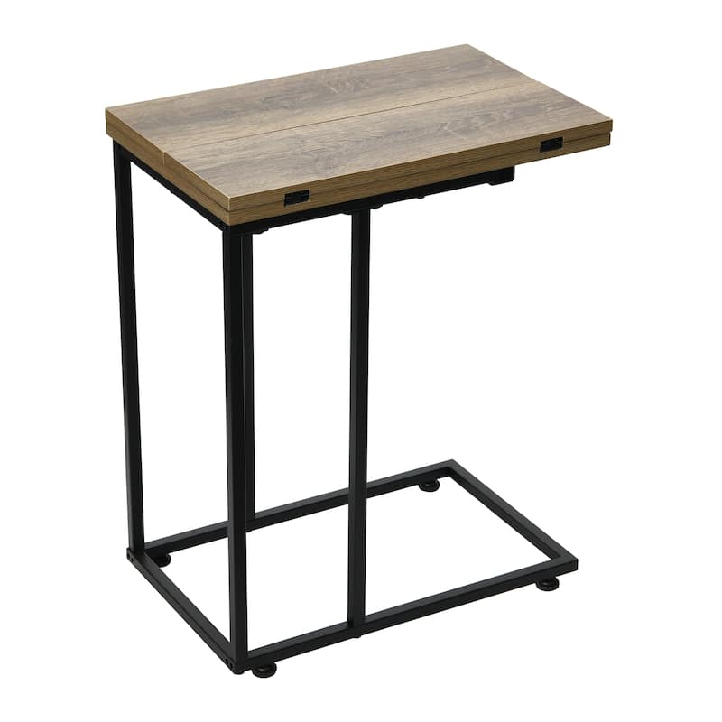 Household Essentials C Side Table - Ashwood - Flip Top