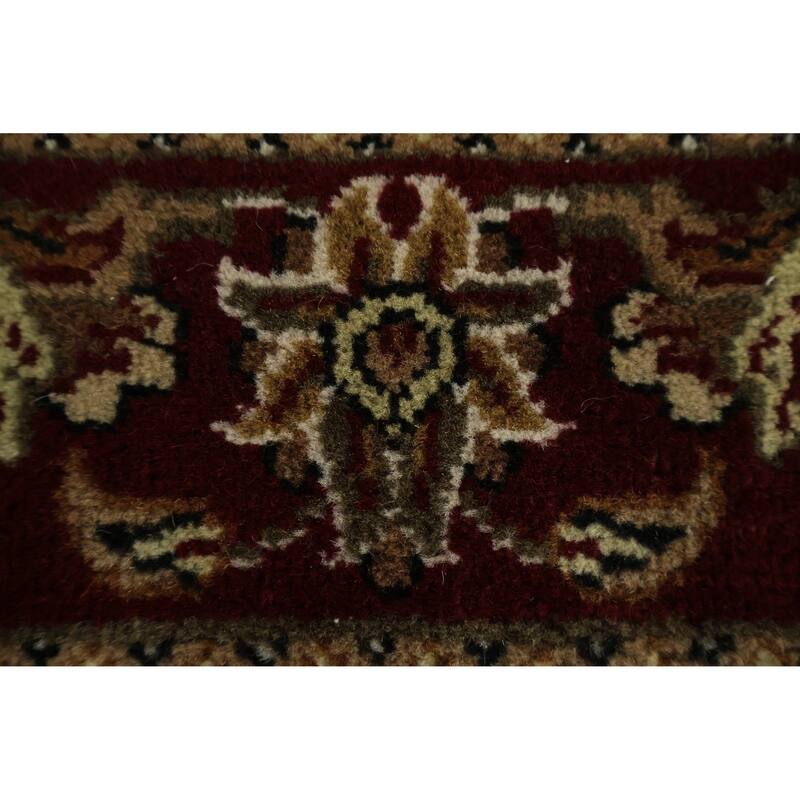 Hand Knotted Oriental 100% Wool Carpet Traditional Floral Beige & Ivories Agra Area Rug - 5' 0'' X 3' 1''