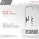 preview thumbnail 7 of 30, Kitchen Sink Drinking Water Faucet, Commercial Water Filtration Faucet, Stainless Steel, Contemporary Style High-Spout