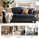 preview thumbnail 19 of 35, Sandra 81.5" Classic Genuine Leather Sofa With Solid Wood Legs By HULALA HOME